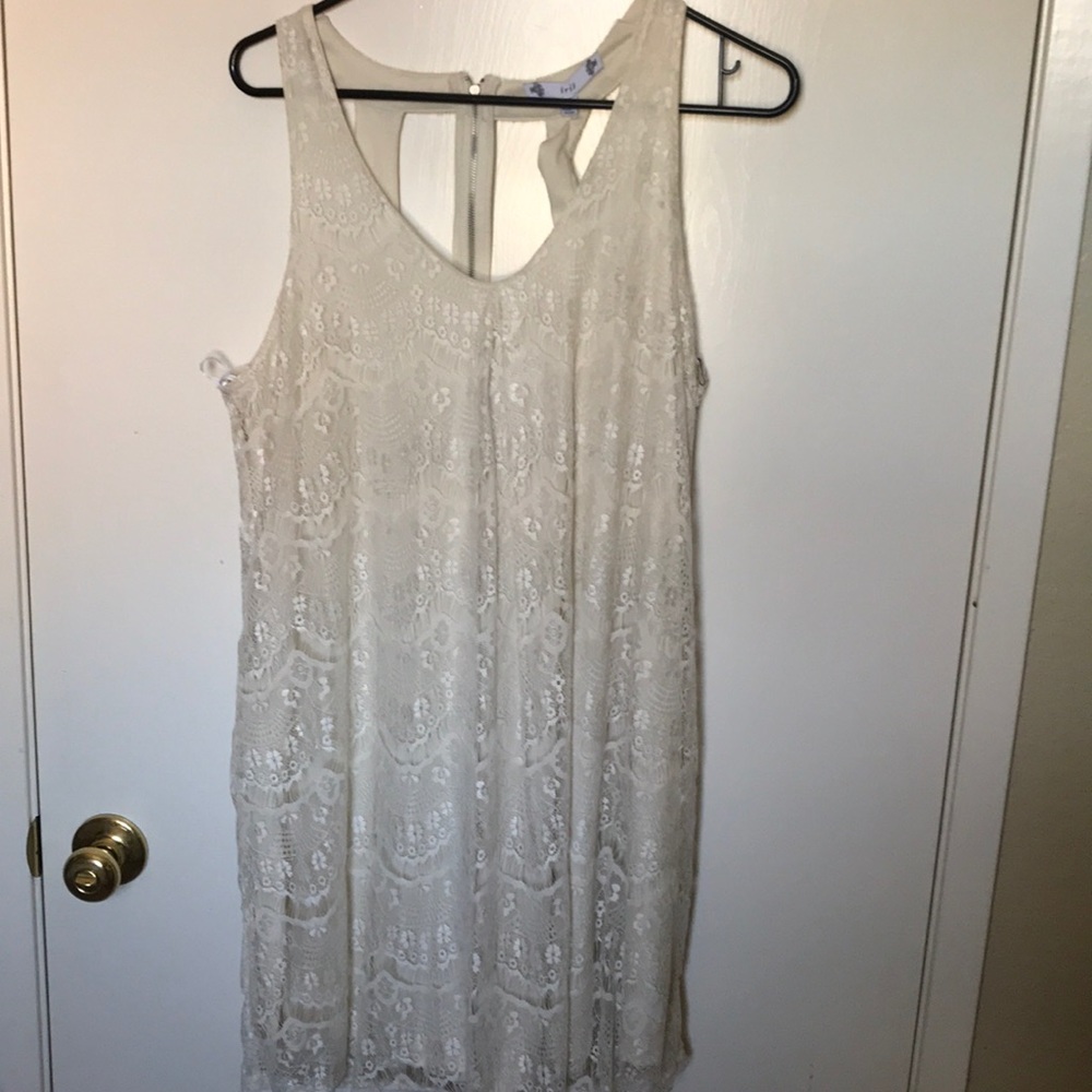 Cream dress
